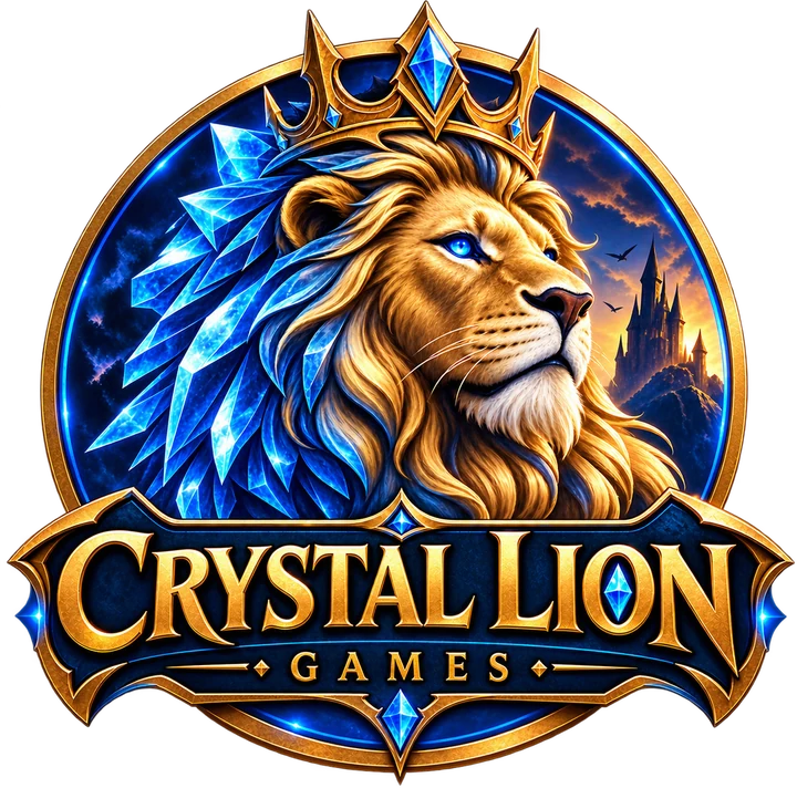 Crystal Lion Games logo